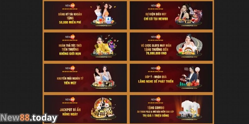 Ưu đãi New88 dành cho thành viên mới Ưu đãi New88 dành cho thành viên mới